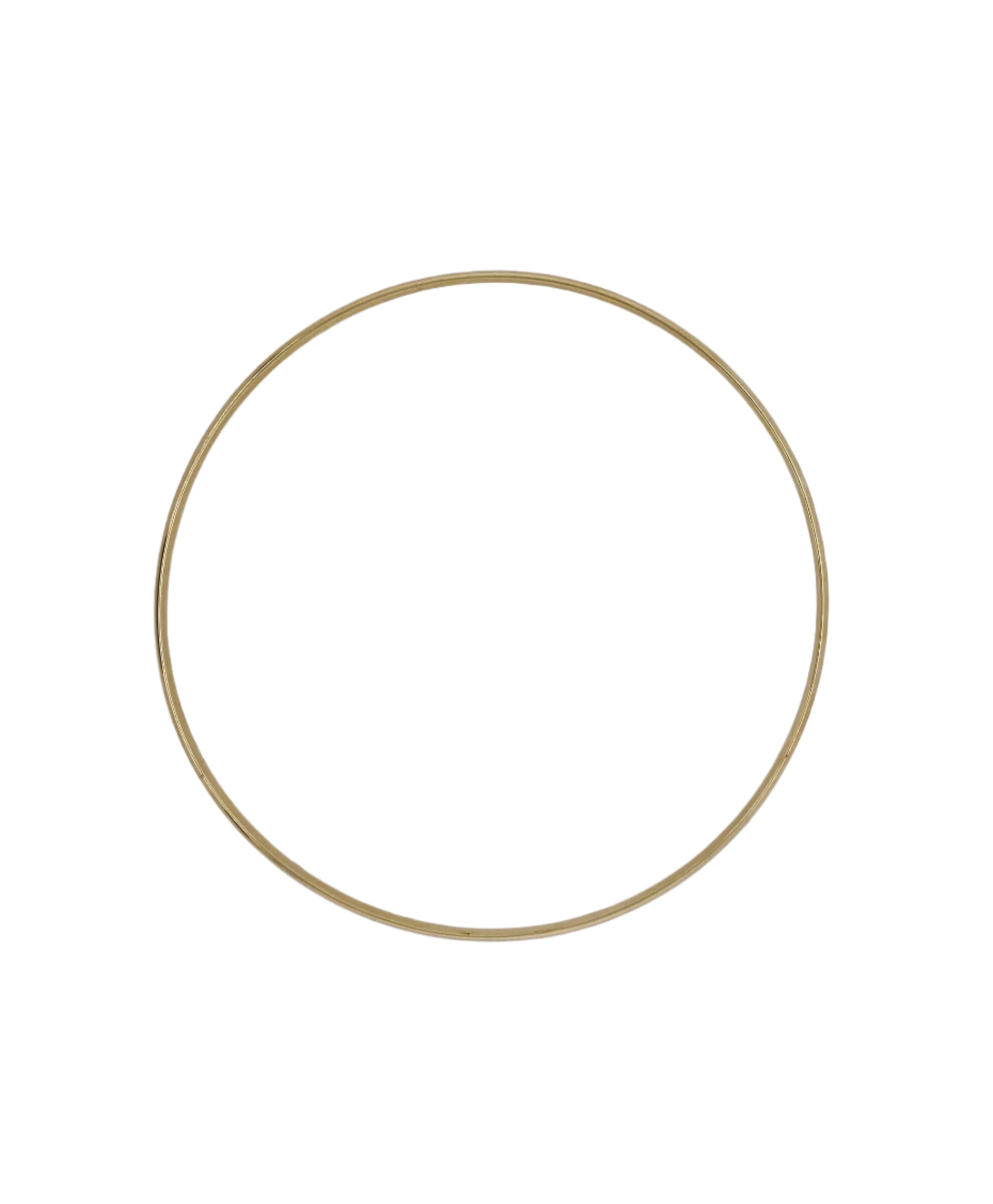 Australian Made 9ct Yellow Gold Solid Round Bangle