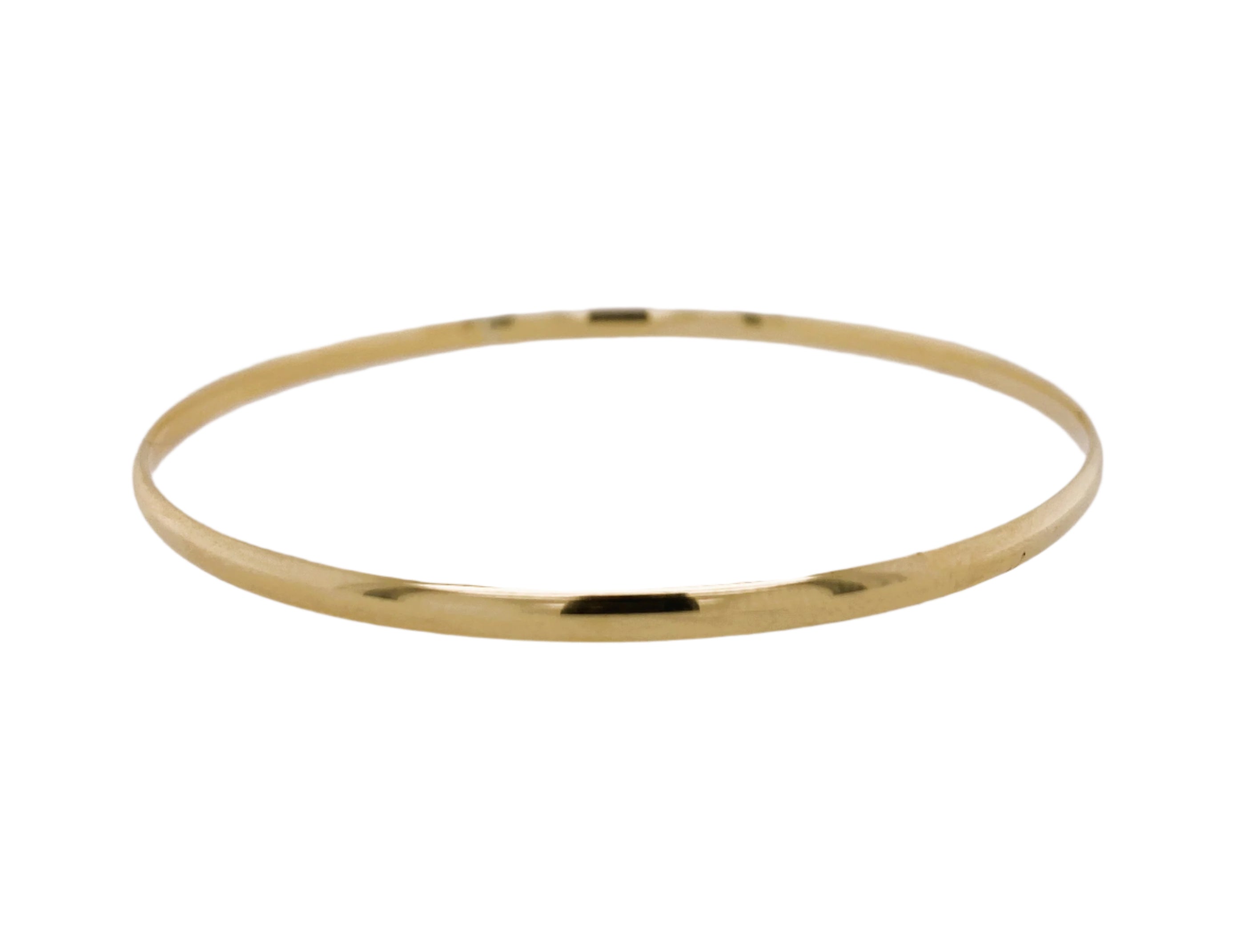 Australian Made 9ct Yellow Gold Solid Round Bangle