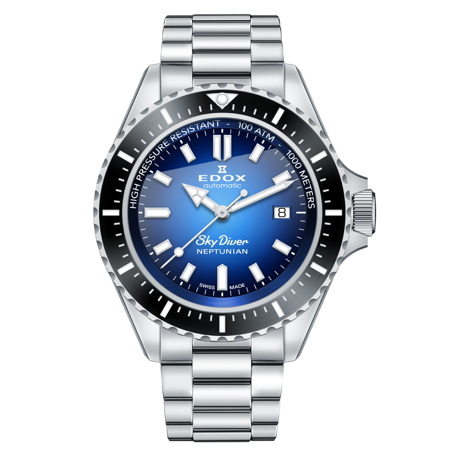 EDOX NEPTUNIAN Automatic Wrist Watch