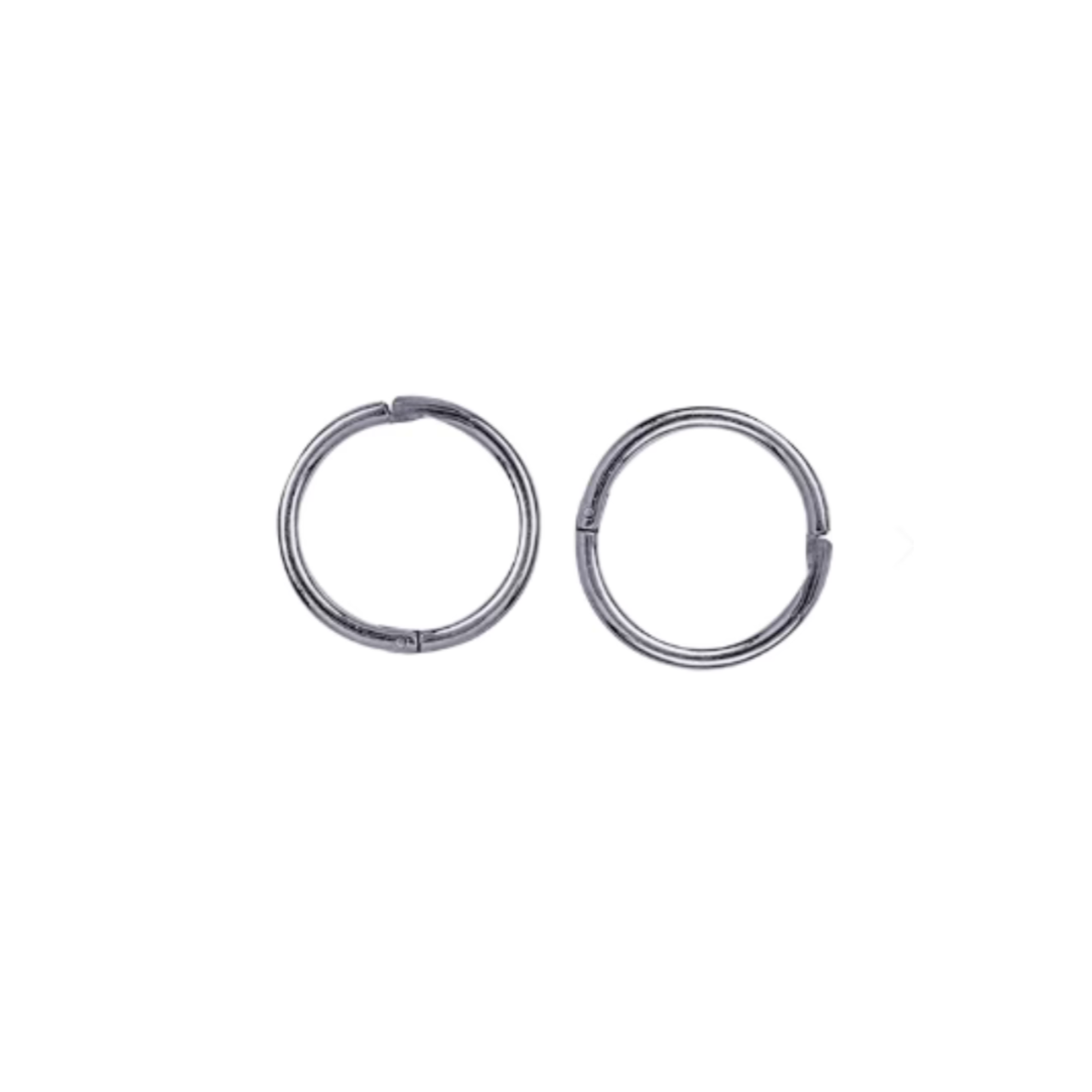 Sterling Silver 8mm Plain Sleepers