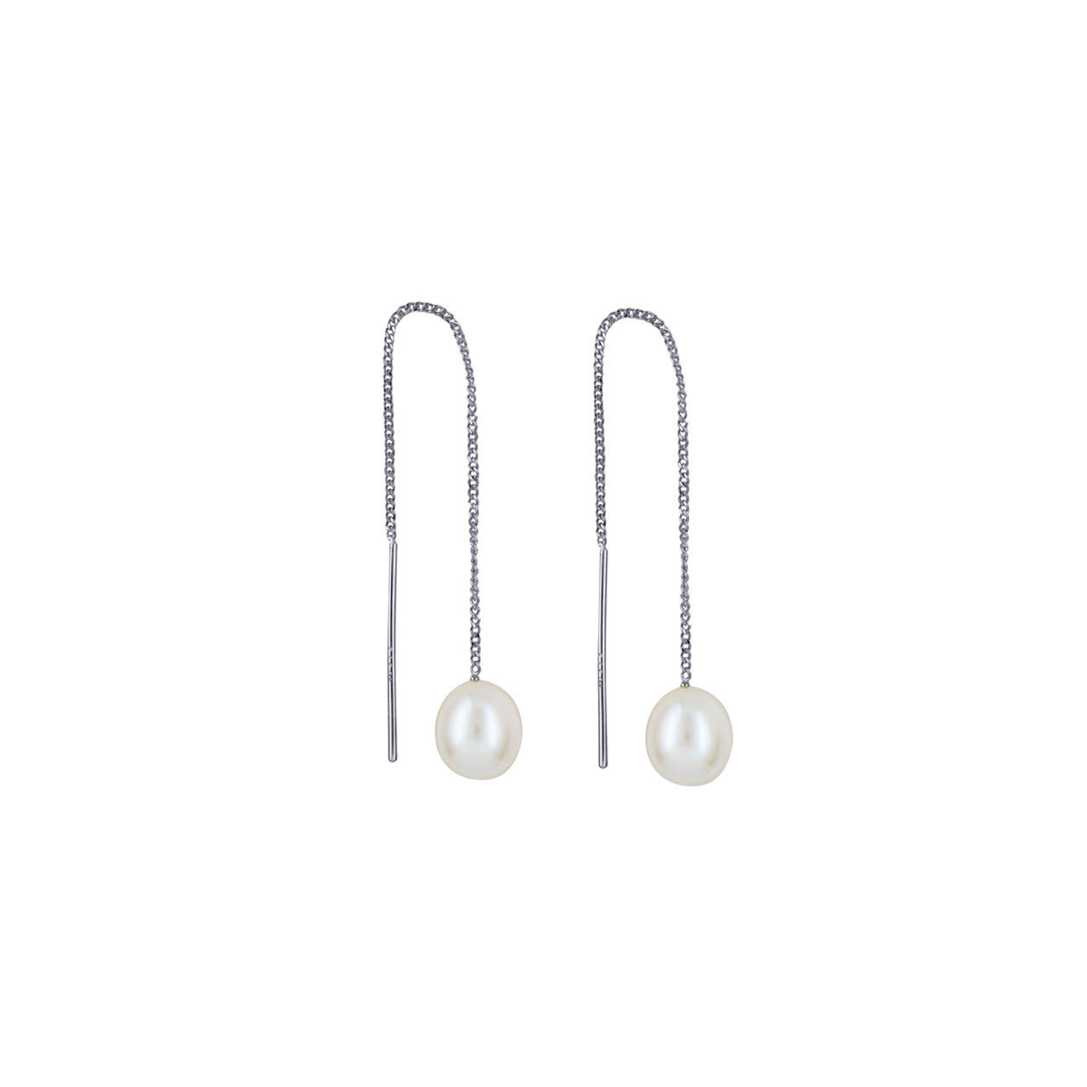 Fresh Water Pearl Thread Earrings