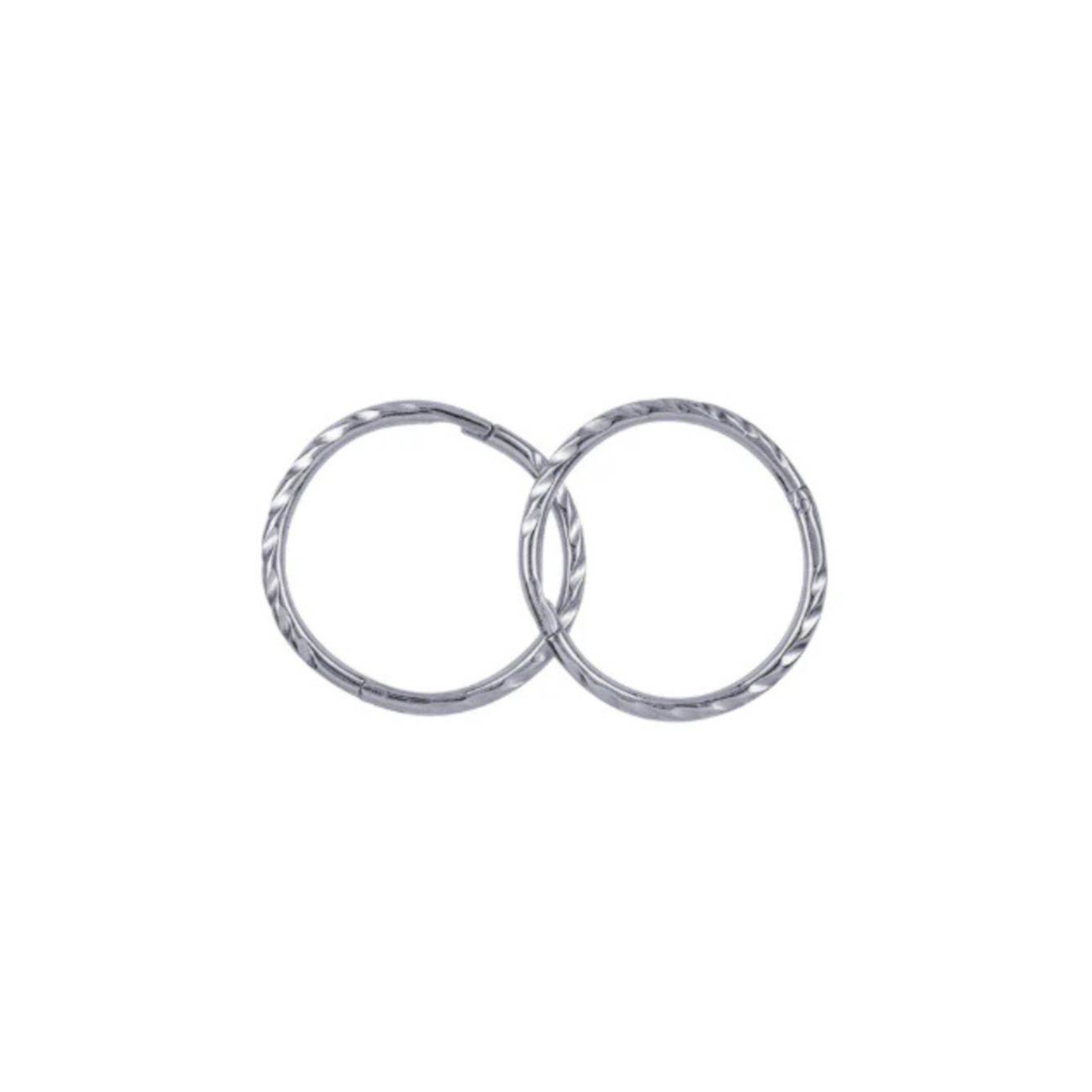 Sterling Silver 14mm Twist Sleepers