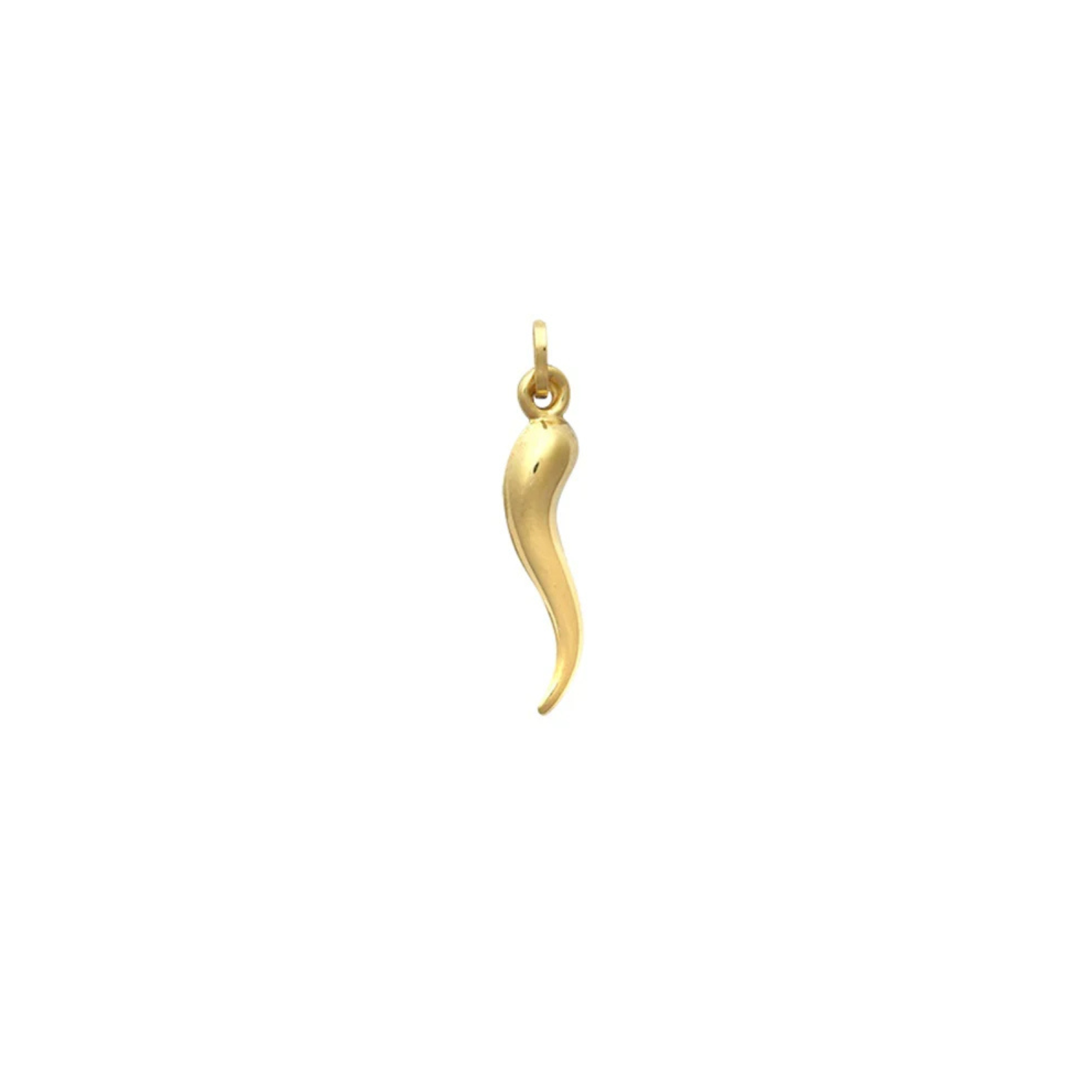 Yellow Gold Corno Horn Of Plenty Pendant