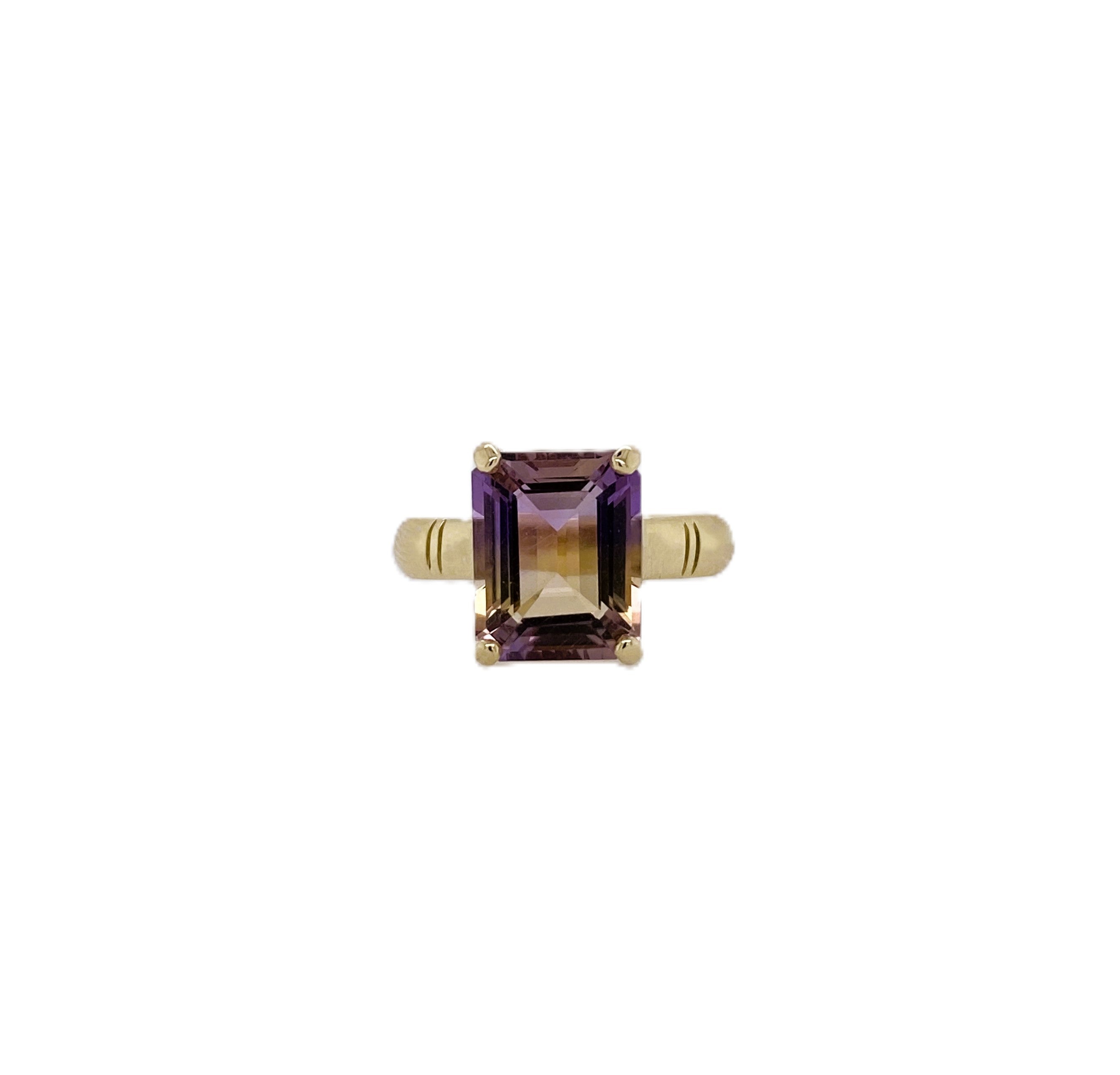 Yellow Gold & Ametrine Ring