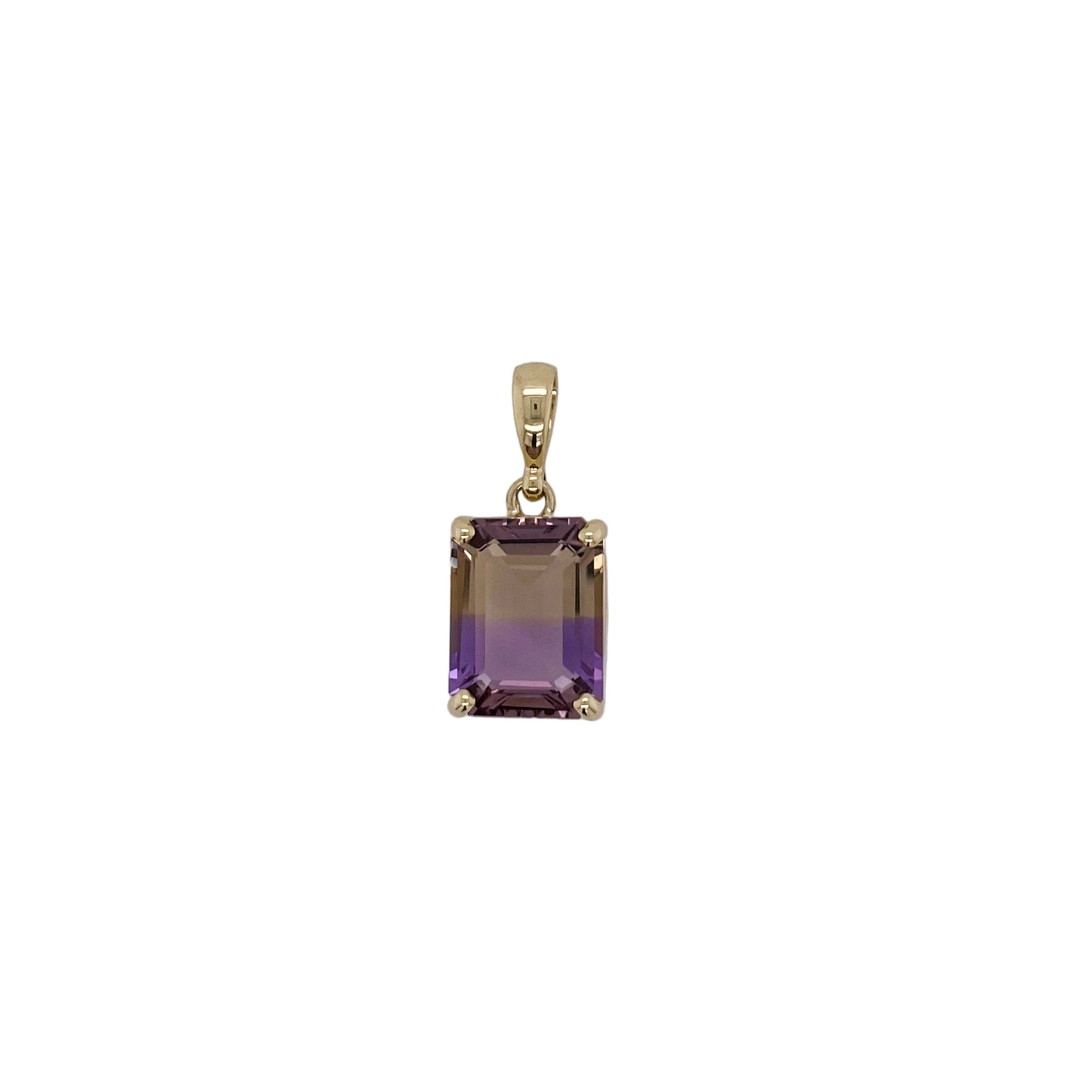Yellow Gold & Ametrine Pendant