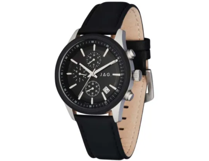 JAG Jamieson Black Dial Watch J2639