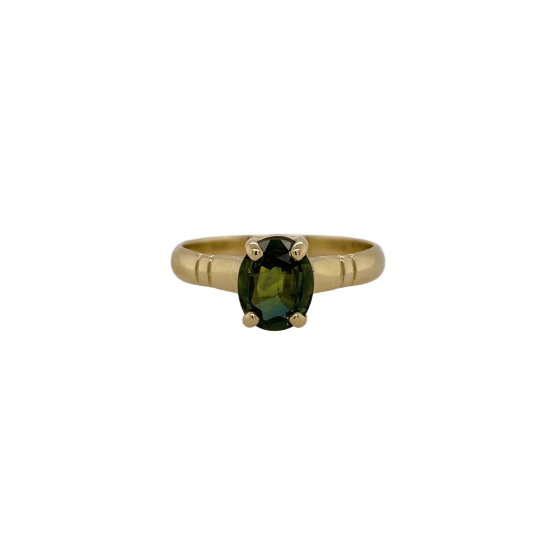 Yellow Gold & Australian Sapphire Ring