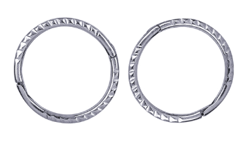 Sterling Silver 8mm Twist Sleepers