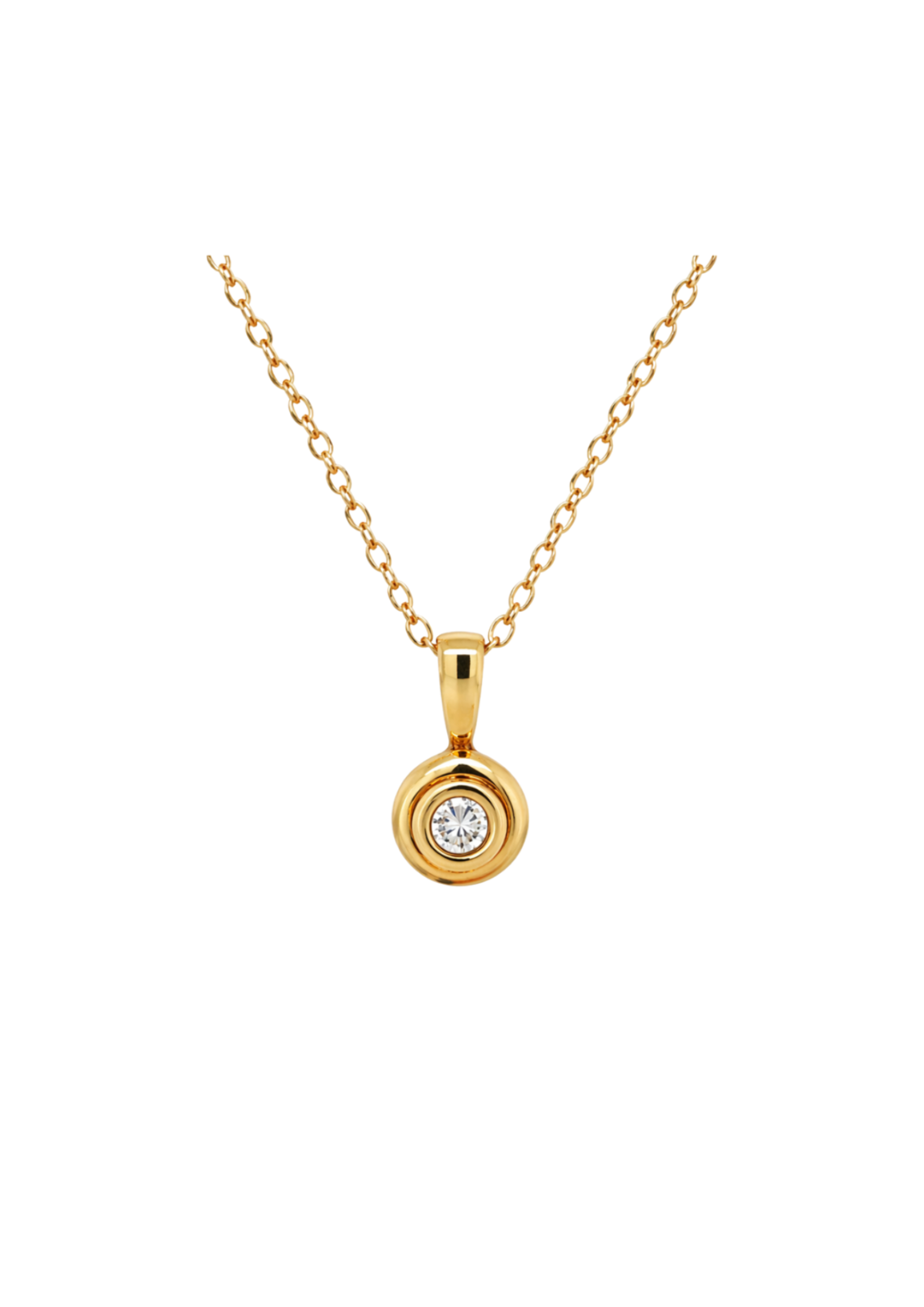 Yellow Gold & Diamond Pendant