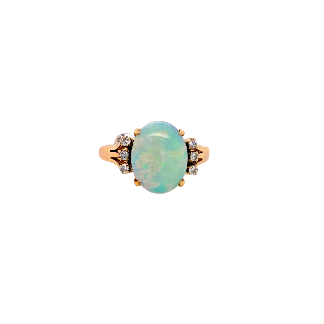 Pre-Owned Yellow Gold & Opal Ring