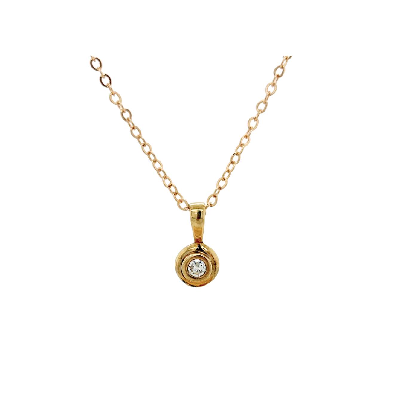 Yellow Gold & Diamond Pendant