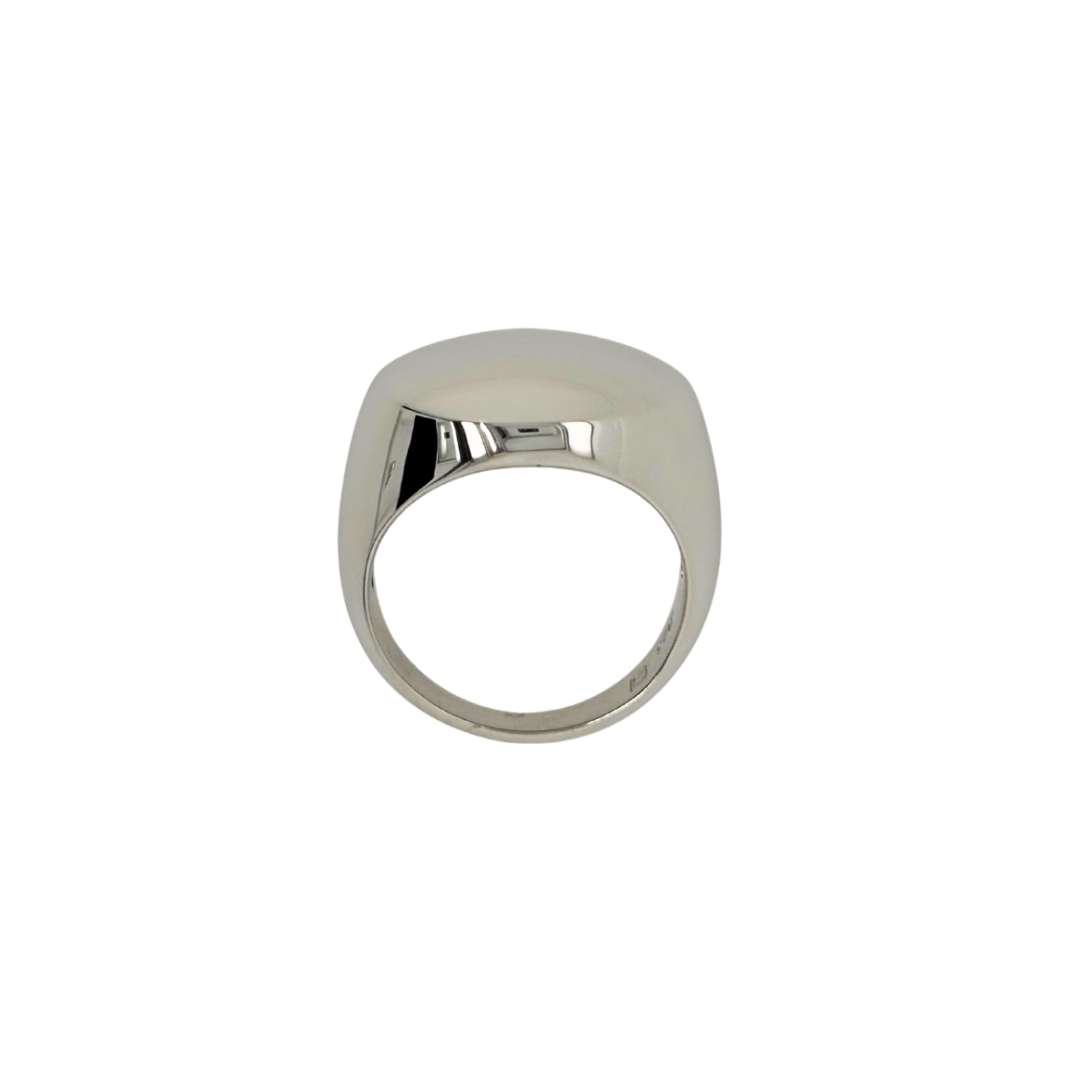 Silver Oval Signet Ring