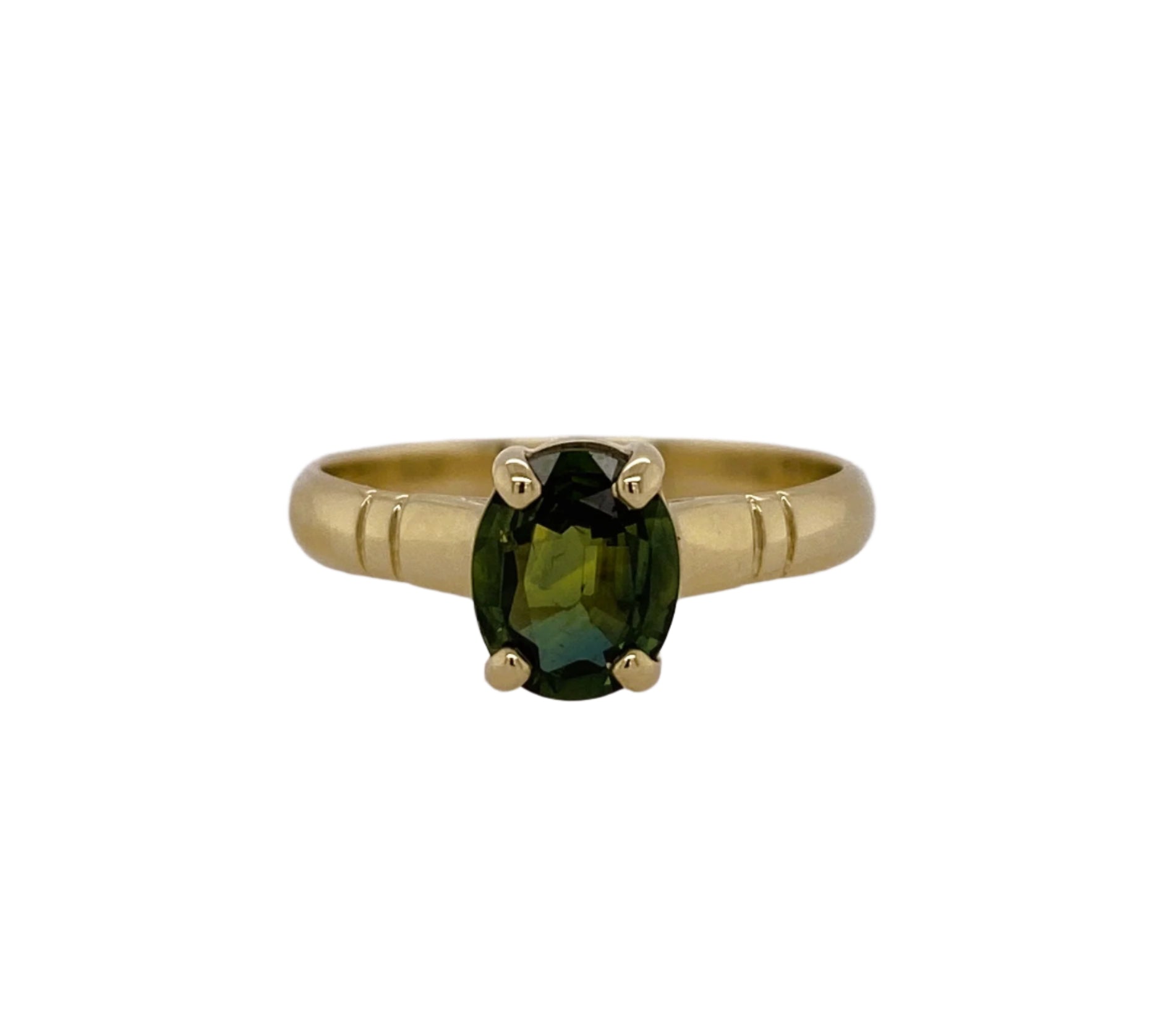 9ct Yellow Gold & Australian Sapphire Ring