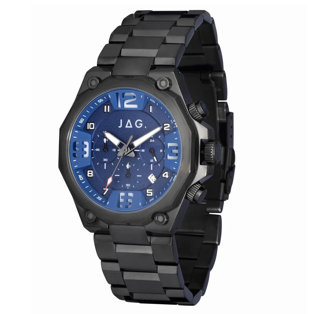 JAG Baxter Blue Dial Chronograph Wrist Watch