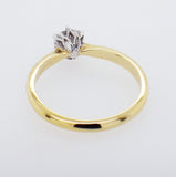 18ct Yellow and White Gold 0.50 carat Diamond Engagement Ring
