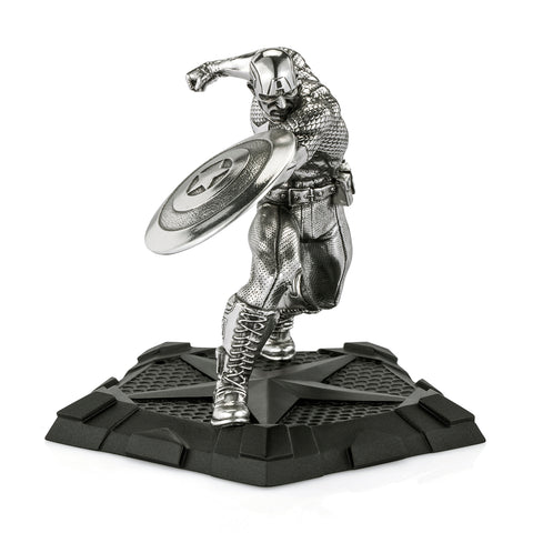 Royal Selangor Pewter MARVEL Captain America First Avenger Figurine Ref 017862R