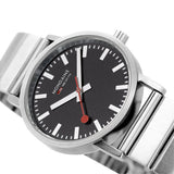 Mondaine Official Classic 36mm Silver Stainless Steel watch