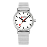 Mondaine Official Classic 40mm Silver Stainless Steel watch