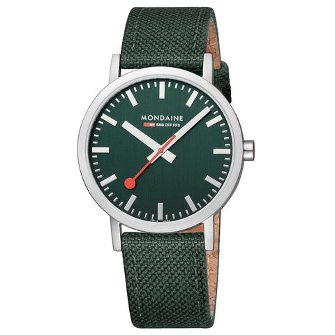 Mondaine Official Swiss Railways Classic Forest Green 40mm Watch