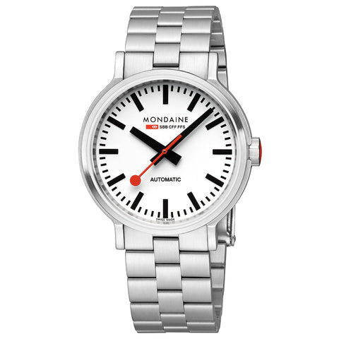 Mondaine Official Swiss Railways Stainless Steel 41mm Original Automatic Watch