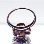 Sterling Silver Marcasite/Garnet Vintage style ring